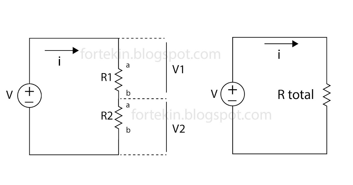Rangkaian seri pembagi tegangan dan rangkaian Paralel