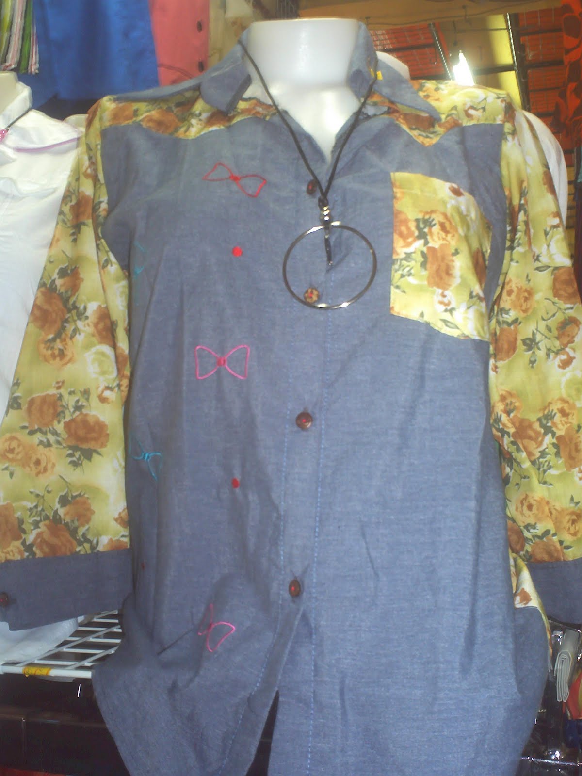 Butik online baju wanita cantik blouse murah Shop a Lot 