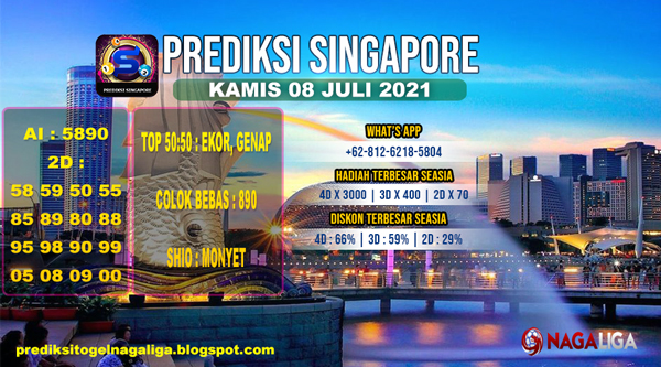 PREDIKSI SINGAPORE KAMIS 08 JULI 2021 PREDIKSI TOGEL