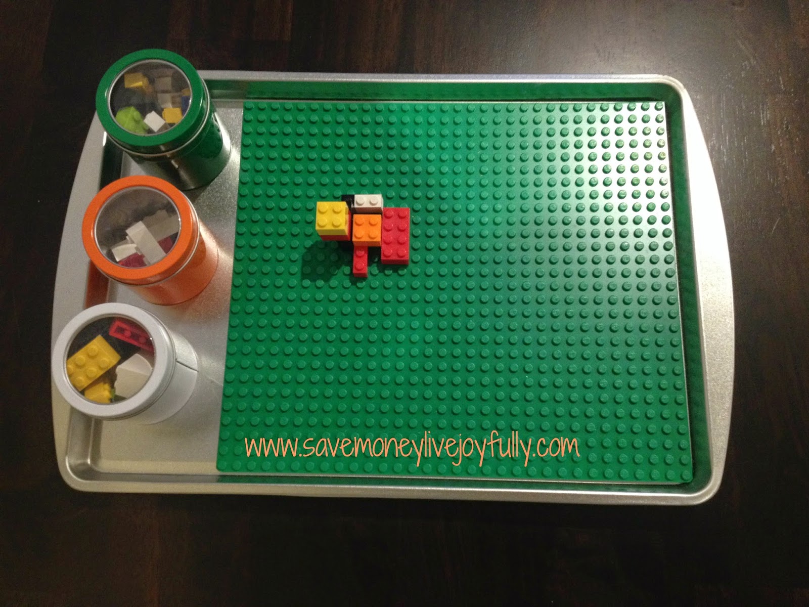 Magnetic Lego Table for Travel