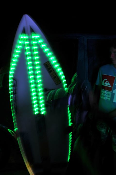 illuminated surf boards