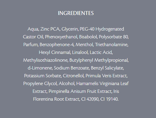 Ingredientes Higiporo Tônico Adstringente para pele com Acne Davene Ingredientes Higiporo Tônico Adstringente para pele com Acne Davene