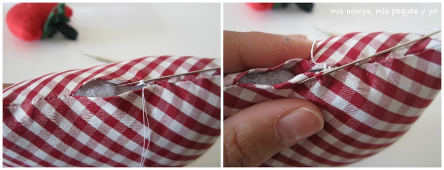 mis nancys, mis peques y yo, tutorial DIY adornos Navidad, puntadas escondidas