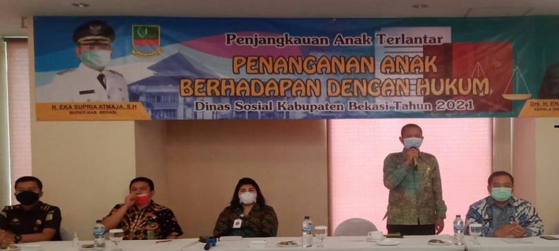 Dinsos Kabupaten Bekasi Gelar Sosialisasi Penanganan ABH