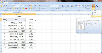 how to filtering data in excel, excel filter formula