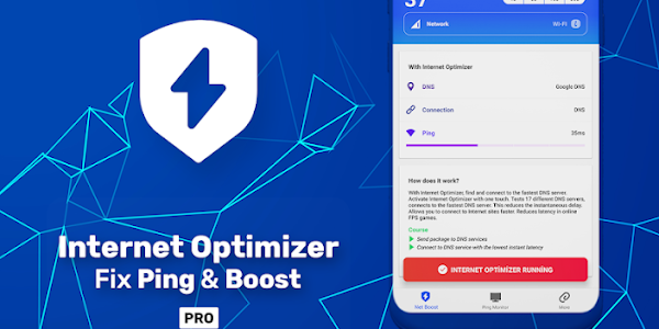 Internet Optimizer Pro & Faster | No - Ads,Tăng tốc độ lướt web-trải nghiệm chơi game tốt nhất,ping