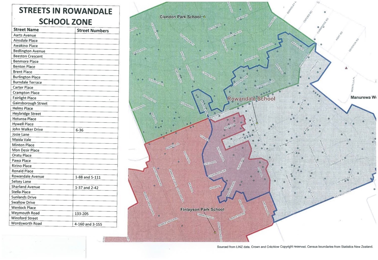 if you live outside of our zone and your children already attend rowandale school the new zone will not affect you the enrolment of out of zone students is if you live outside of our zone and your children already attend rowandale school the new zone will not affect you the enrolment of out of zone students is