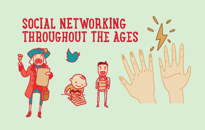 The History of Social Networking Throughout The Ages - infographic