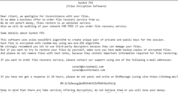 Synack Ransomware