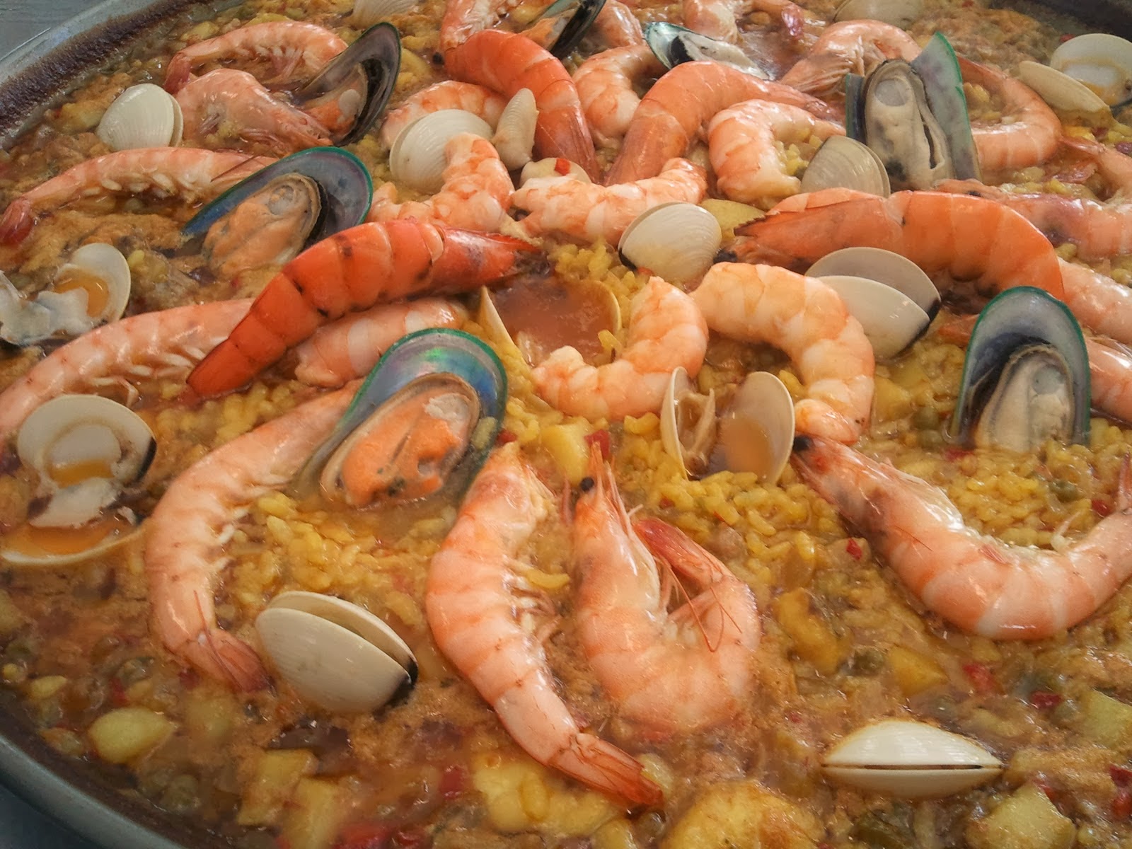 Recetas ollas programables (newcook y GM) Paella con pescado y marisco