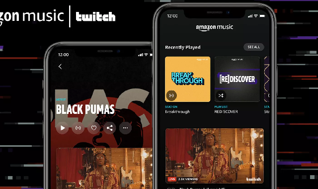 Catch your favorite artists performing live on Twitch via Amazon Music