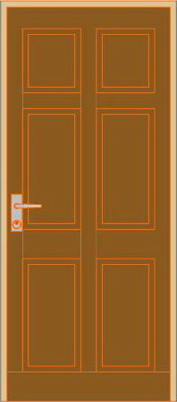 Contoh Rumah Minimalis: gambar pintu minimalis panel