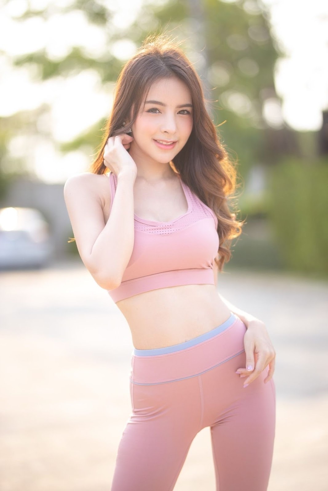 Image-Thailand-Beautiful-Model-Soithip-Palwongpaisal-Pink-Fitness-Girl-TruePic.net- Picture-19