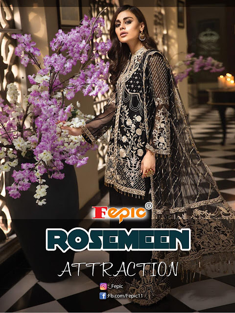 Fepic Rosemeen Attraction Pakistani Suits Wholesale