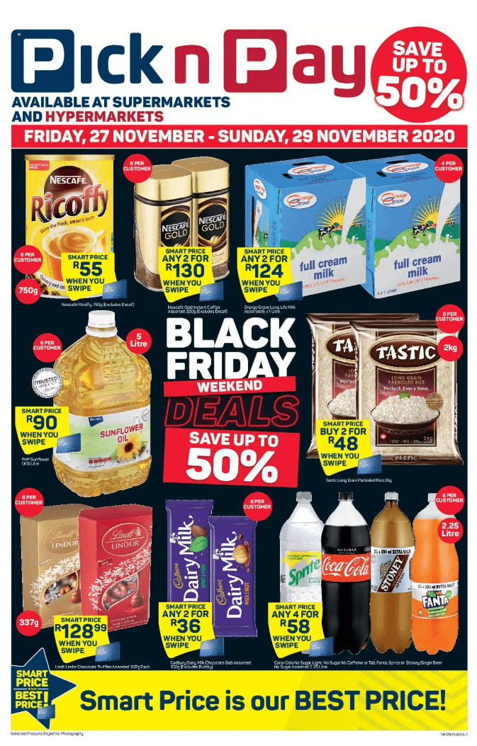 Pick n Pay Top Best Black Friday 2020 Hot deals