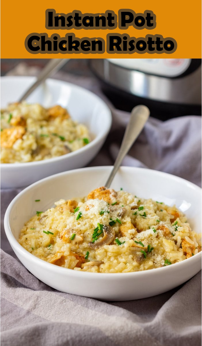 Instant Pot Chicken Risotto Cook, Taste, Eat
