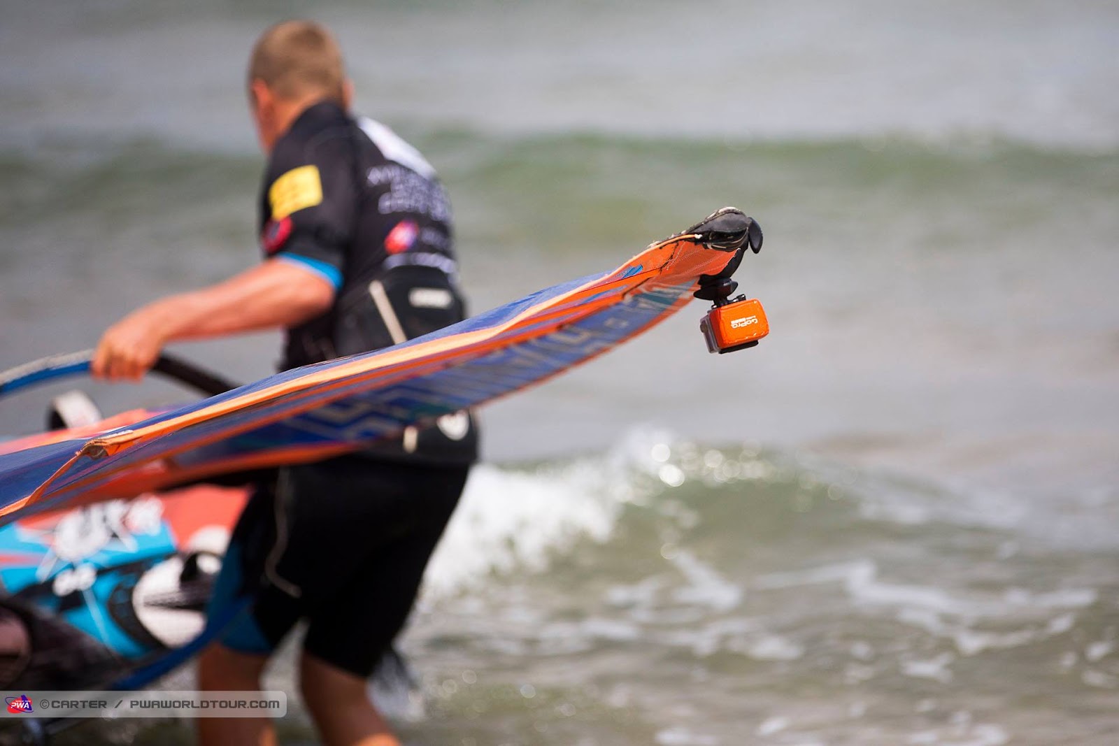 The Flymount Great shot of a mast mounted GoPro using a Flymount