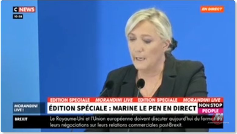 VIDÉO - Professeur décapité (Marine Le Pen) : «  La nation toute entière a été frappée »  - « Je demande la mise en oeuvre immédiate d'une commission d'enquête  »