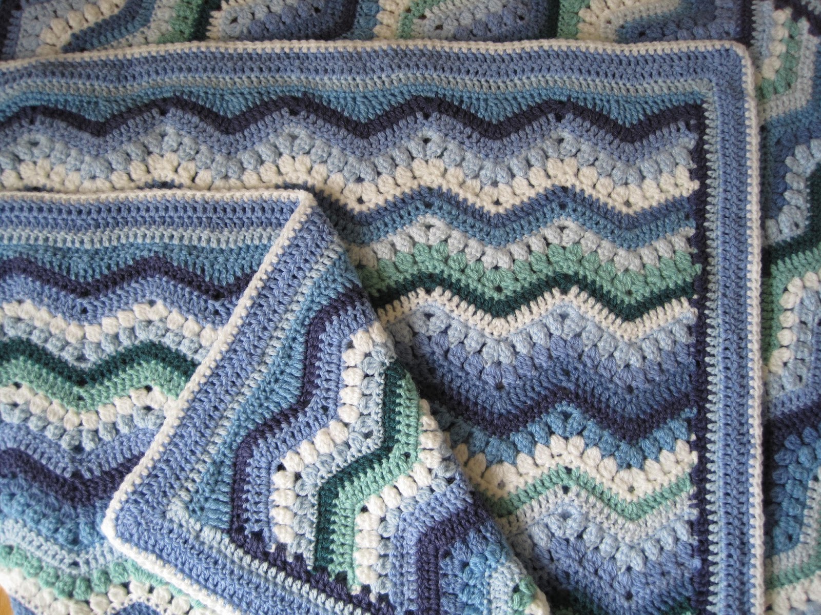 Tina's Allsorts Rippling Clusters Blanket