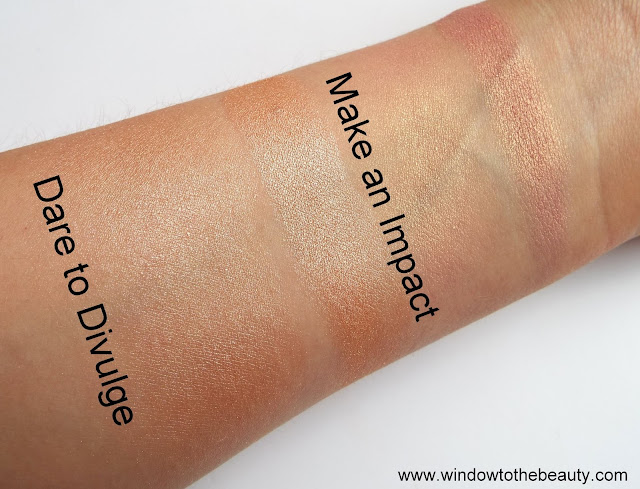 Revolution Reloaded Highlighter Dare to Divulge swatches