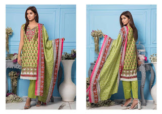 Original lawn Pakistani Suits | ZS textile Sahil lawn 2