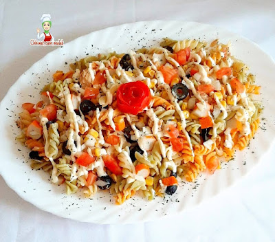 سلطة المعكرونة بالمايونيز  