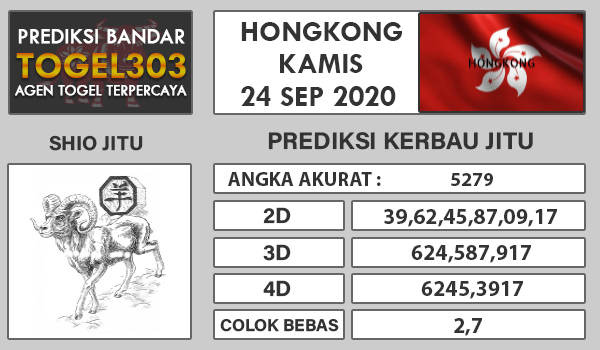 Prediksi Kerbau Jitu Hongkong Kamis 24 September 2020 PREDIKSI KERBAU