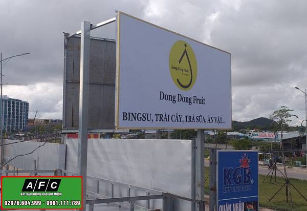 Làm biển bạt hiflex đẹp giá rẻ nhất tại Phú Quốc