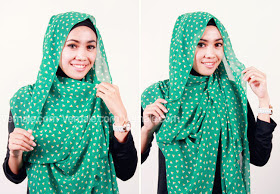 Cara Memakai Hijab Pashmina Chiffon Yang Praktis