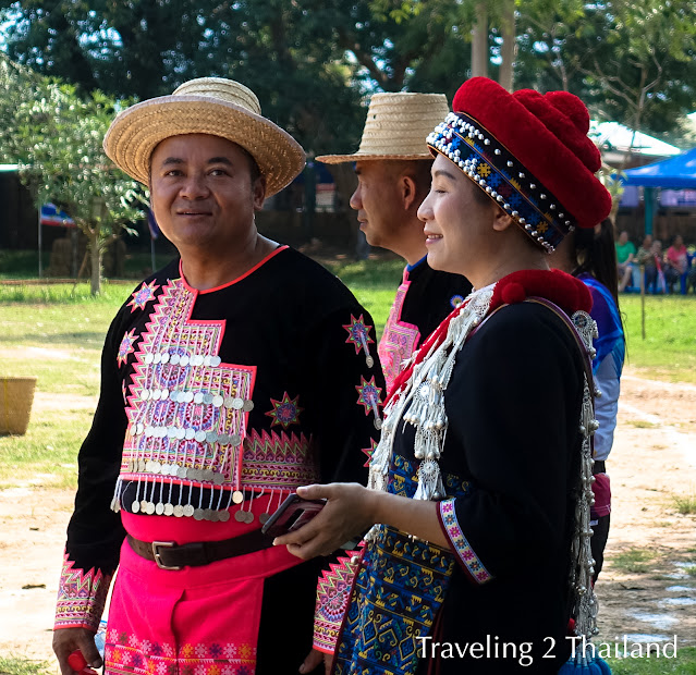 Hmong lady & man in Pha Klang, Nan province Traveling in Thailand