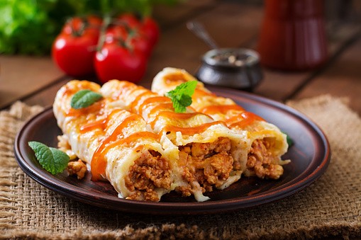 Resep Masakan Chicken Enchiladas Enak dan Sederhana
