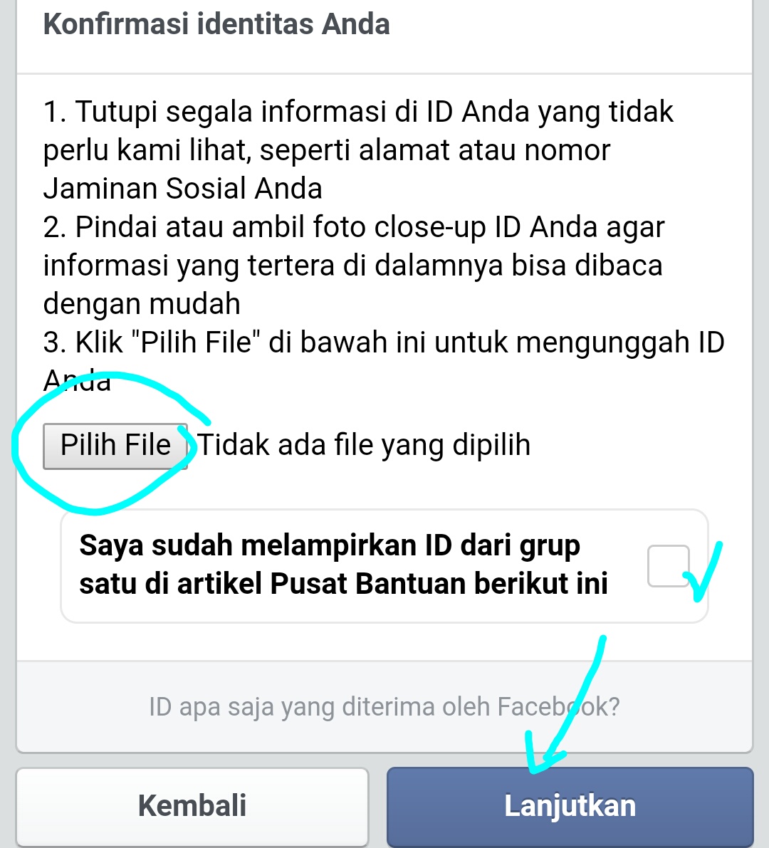 Akun FB Terkunci? Jangan Panik Inilah Cara Mengaktifkan nya - CacaTrik