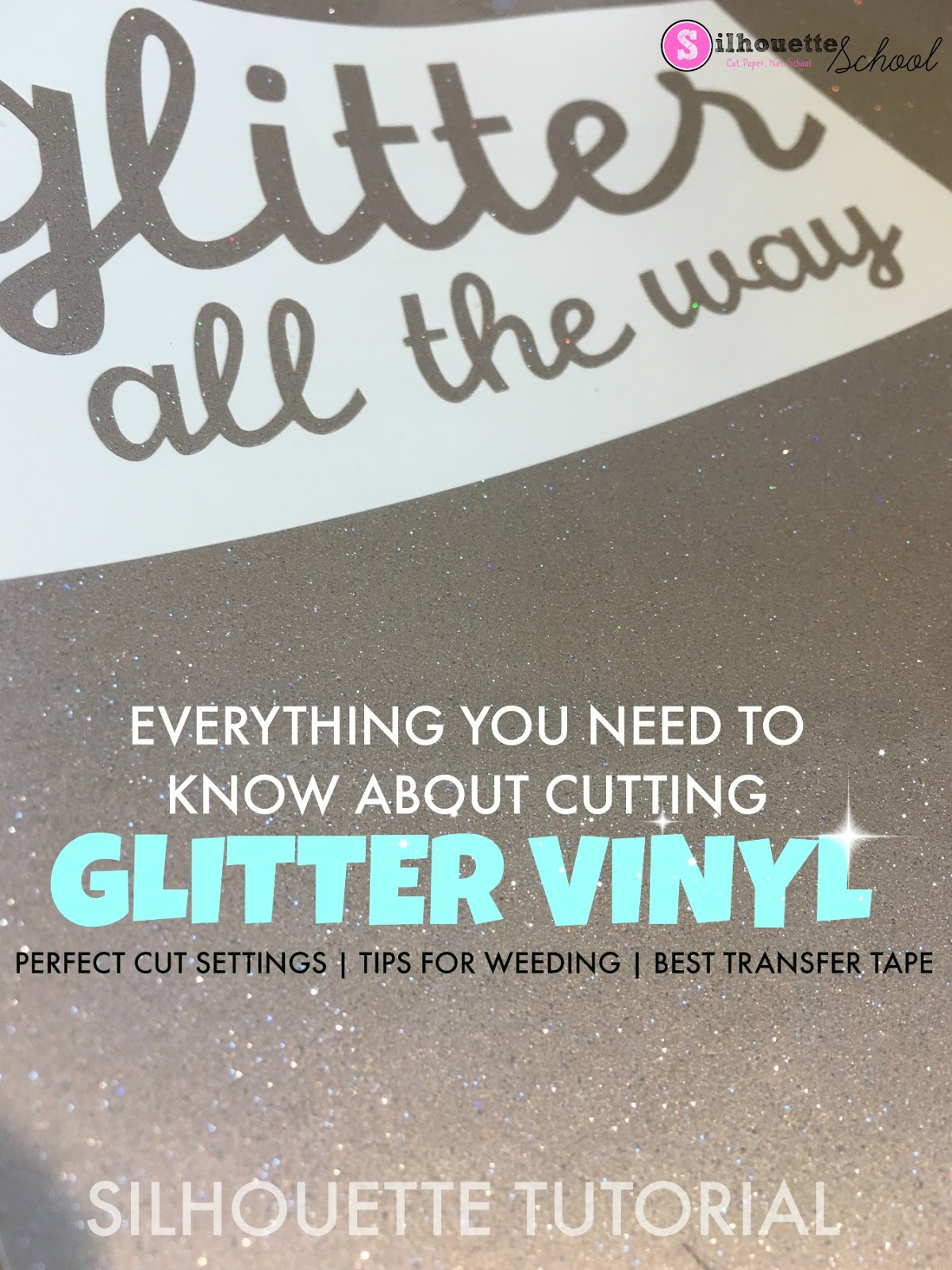 Glitter Heat Transfer Vinyl, Silhouette, Cameo, Cricut 