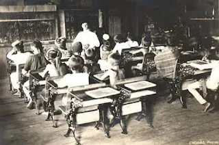 American era Philippine classroom