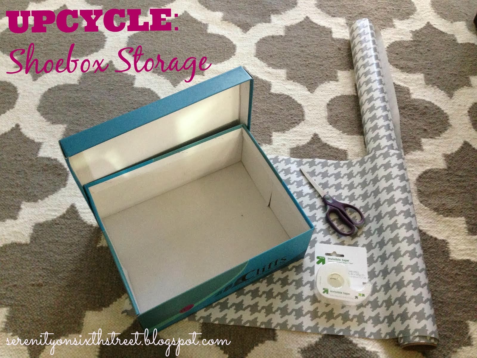 KristinMarie Upcycle Shoebox Storage