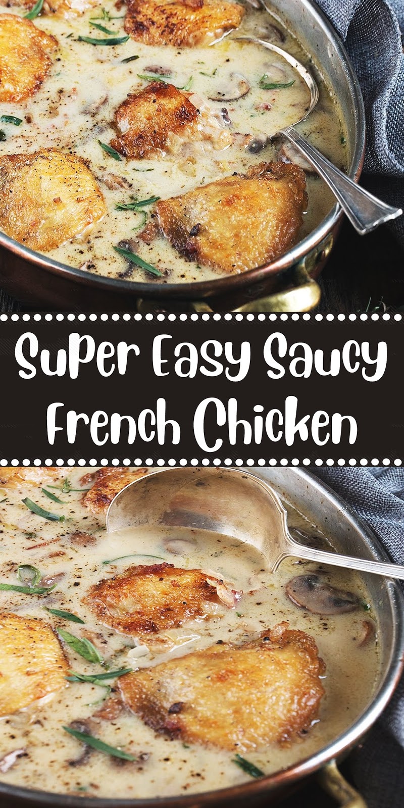Super Easy Saucy French Chicken SABTU