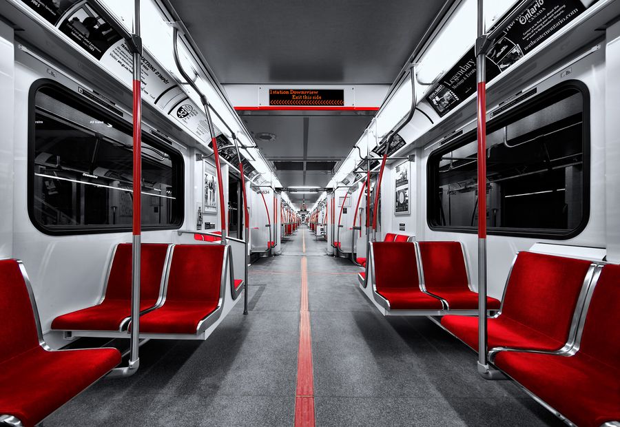 1. The New Subway Train in Toronto by Roland Shainidze