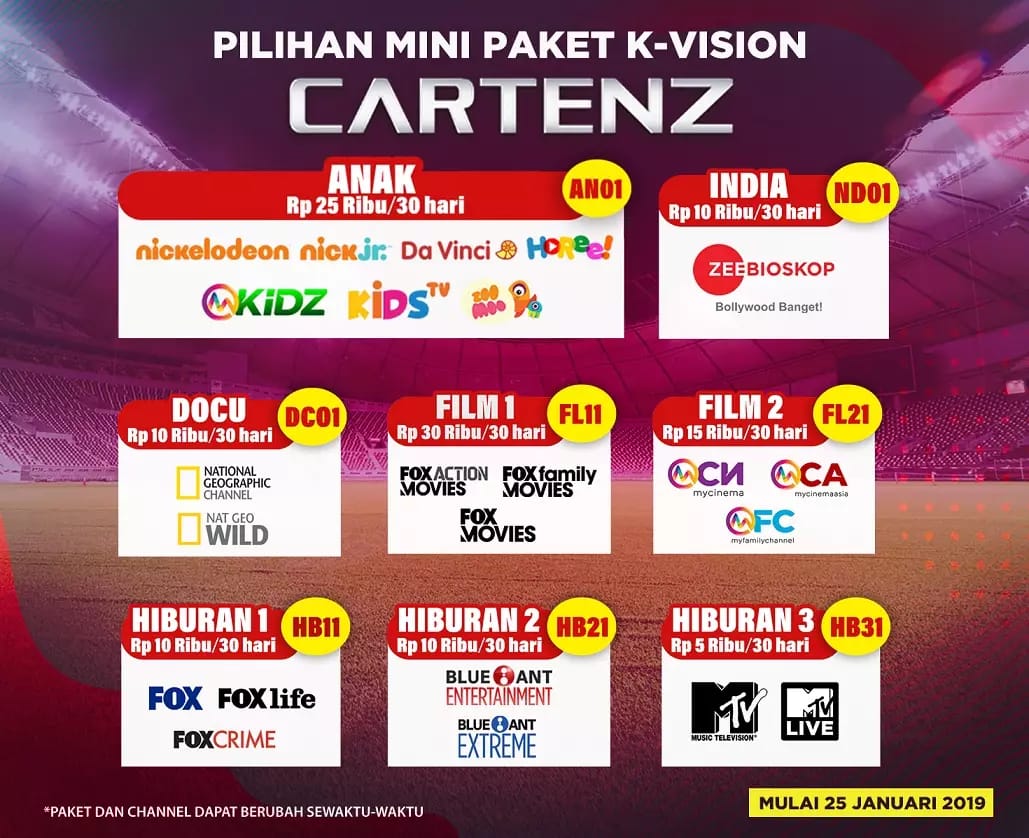 Brosur KVision Bromo dan Cartenz , KVision GOL, Brosur