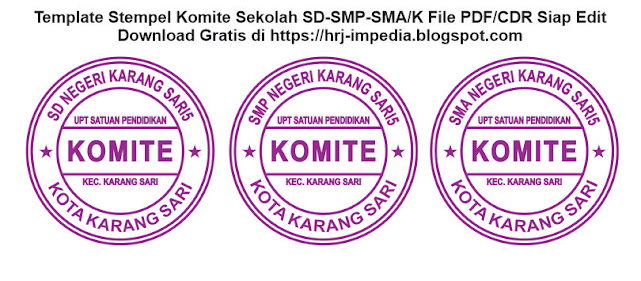Contoh Stempel Tempalte Stempel Cdr Ai Free Download