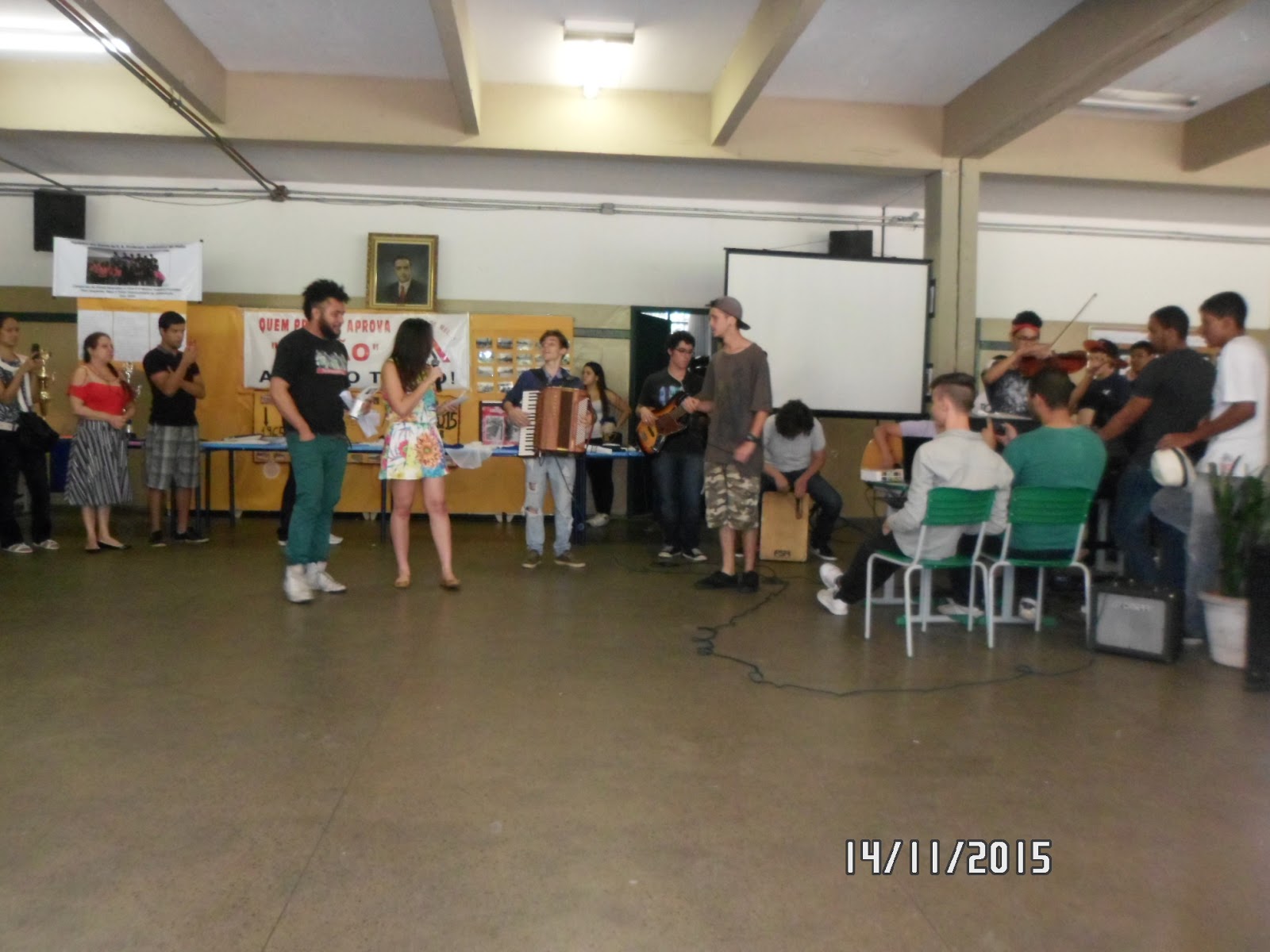 CORDEL: EVENTO NA ESCOLA ANDRONICO DE MELLO