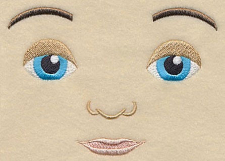 Moonwishes sewing and crafts doll faces machine embroidery design and Moonwishes sewing and crafts doll faces machine embroidery design and