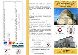 Bon de souscription Fondation du Patrimoine