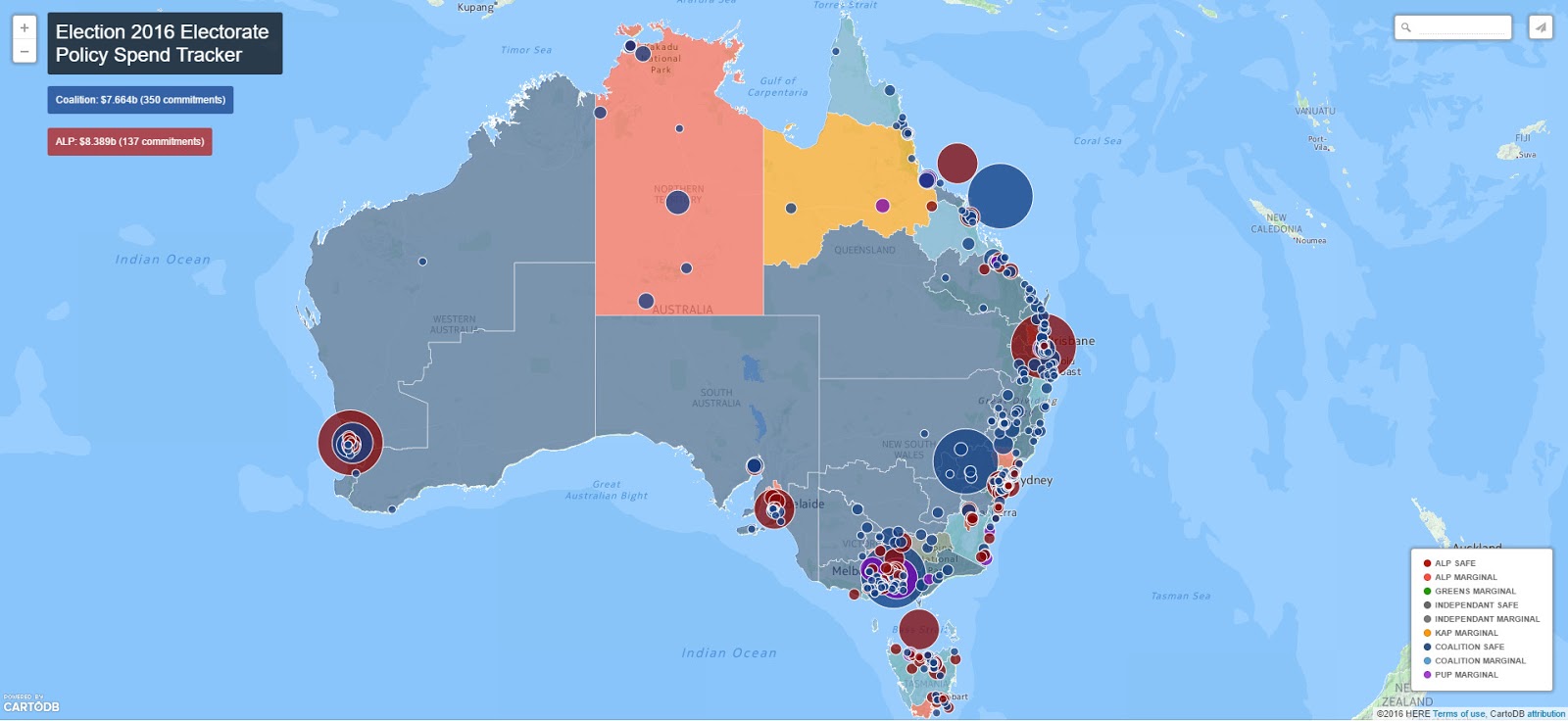Australia election maps