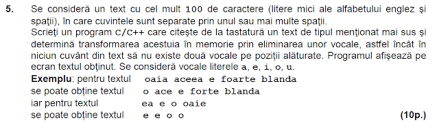 rezolvare model BAC 2014 matematica informatica 