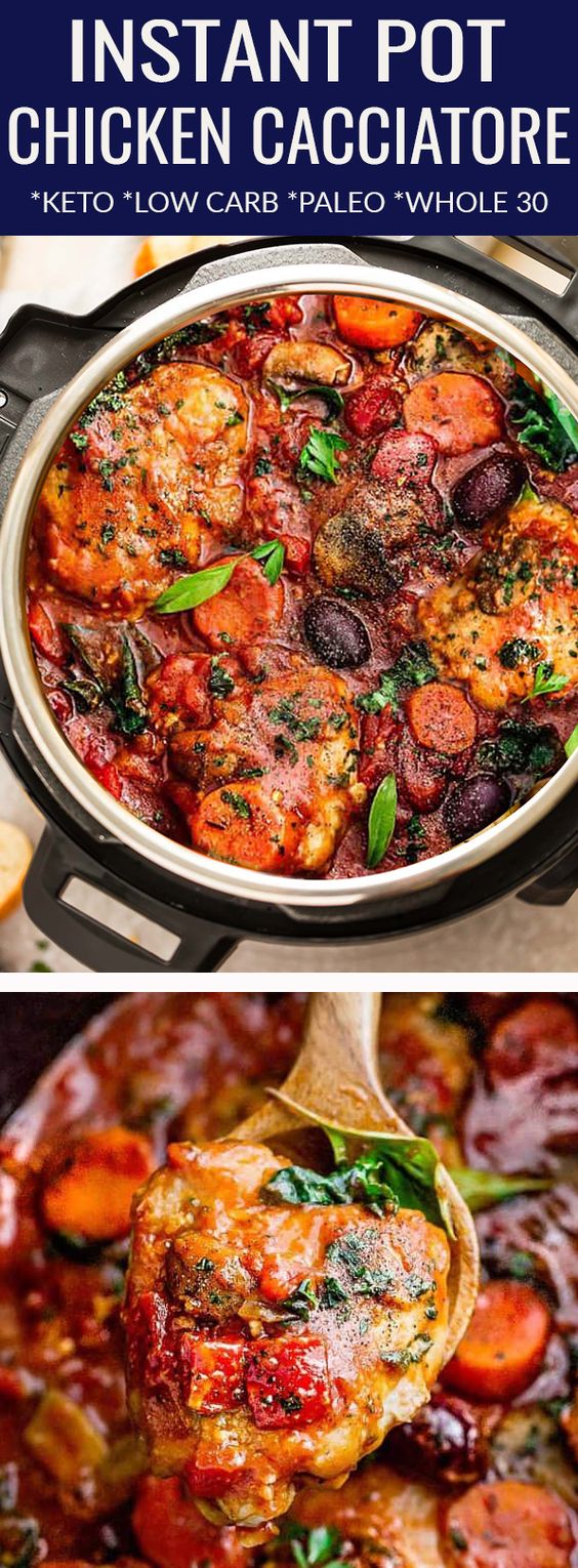 INSTANT POT CHICKEN CACCIATORE MY INSPIRING FOOD