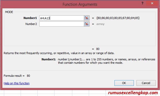 Cara Efektif Mengetahui Data Yang Sering Muncul Di Microsoft Excel Fungsi Dan Rumus Excel Lengkap