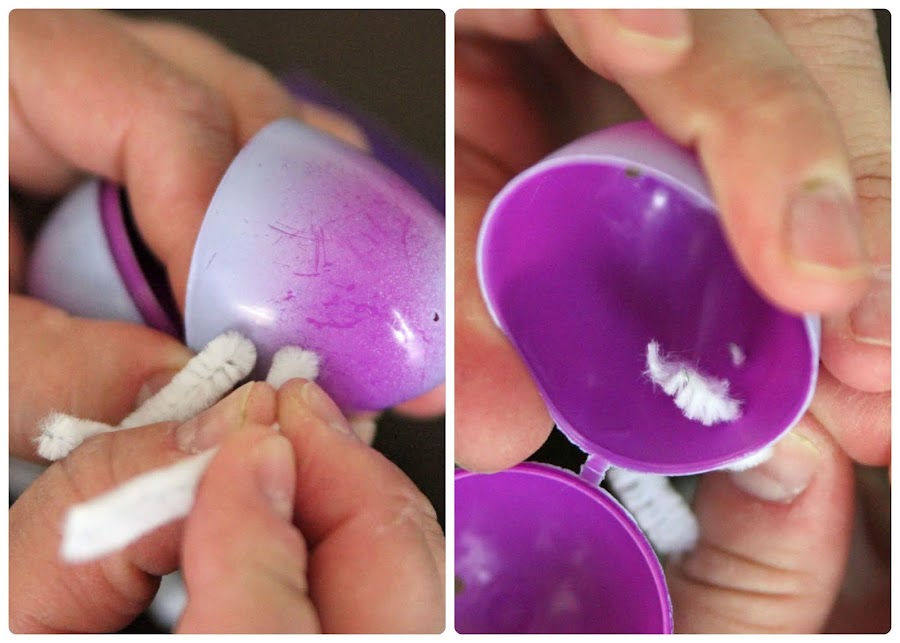 manualidad paso a paso para niños luciérnagas de plástico con luces lez diy