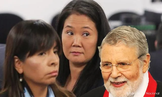 Ernesto Blume Fortini, y la abogada de Keiko Fujimori, Giulliana Loza Ávalos