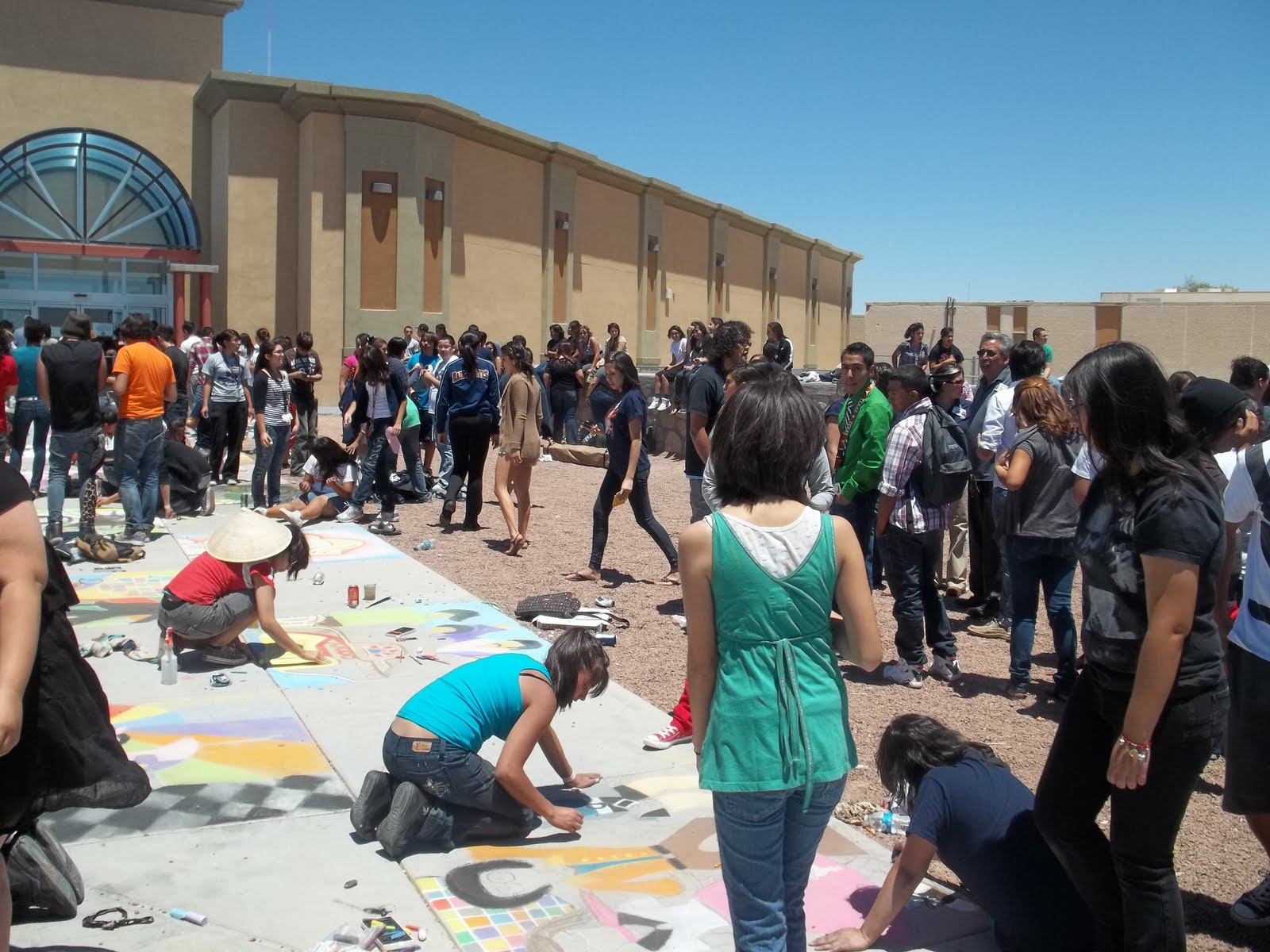 Living on the Border Life In El Paso, Tx Chalk to the Hand Sidewalk Chalk Festival at