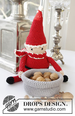 Corbeille de Noël au crochet 